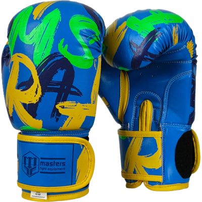 MASTERS RPU-VIBEZ Boxing Gloves 10 oz BLUE