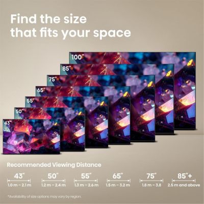 7. Hisense 65E7S PRO 165.1 cm (65") 4K Ultra HD Smart TV Wi-Fi Black