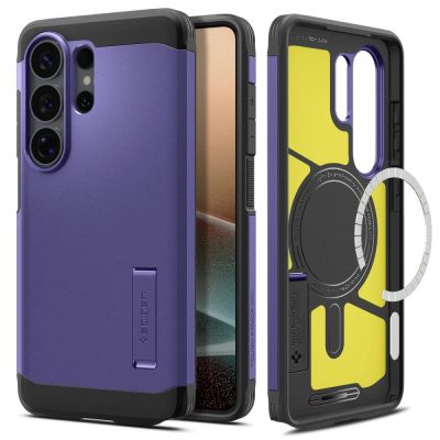 2. Spigen Tough Armor Mag MagSafe Case for Samsung Galaxy S26 Ultra - Purple