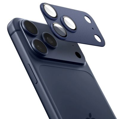 3. Spigen Optik Pro XL Camera Lens Glass for iPhone 17 Pro - Navy Blue