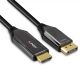 4. Lindy 40931 2m HDMI Type A (Standard) DisplayPort Cable Adapter Black