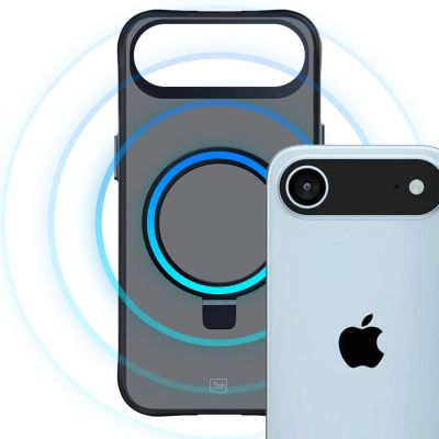 3. 3mk Smoke Case Mag&Stand for iPhone Air - Black