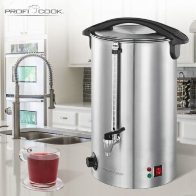 4. ProfiCook PC-HGA 1111 - Hot drinks - non-insulated - Stainless steel - Guide - Rotary regulator - 16 l - 1500 W