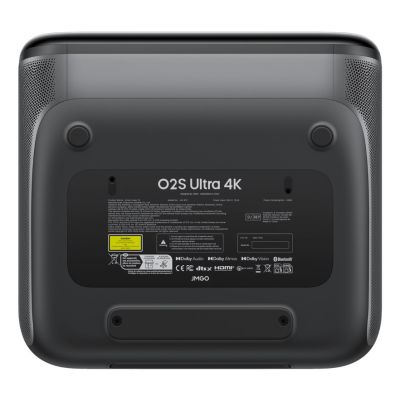 2. JmGO O2S Ultra Short Throw DLP Projector 4K (4096x2400) 3D Compatibility Black