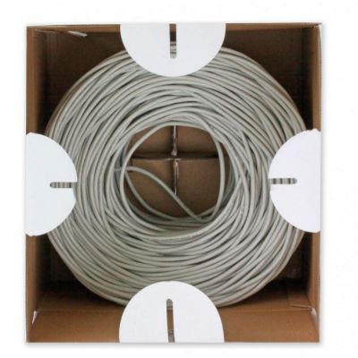 4. TECHLY U/UTP CAT6 STRANDED CABLE 305M CCA GRAY ETC.