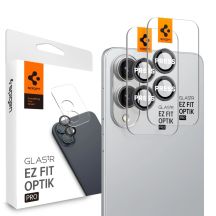Spigen Optik Pro GLAS.TR "Ez Fit" 2-pack Camera Cover for Samsung Galaxy S25 Edge - Black