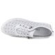 3. Women's leather openwork shoes, white, T.Sokolski 1302