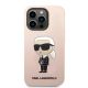 3. Karl Lagerfeld KLHCP14LSNIKBCP iPhone 14 Pro 6.1" hardcase pink/pink Silicone Ikonik