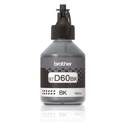 4. Brother black ink BTD60BK = BTD-60BK, 6500 pages, 108 ml