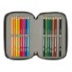 6. Real Madrid pencil case with equipment triple filled pencil case 37 pcs 412654857