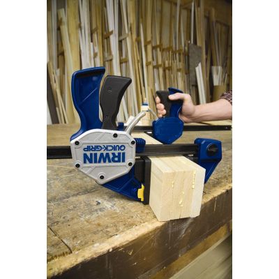 4. IRWIN 10505945 Carpenter's Clamp 60 cm Black, Blue, Gray
