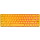 9. Ducky One 3 Yellow SF Gaming Keyboard USB QWERTY US English Yellow