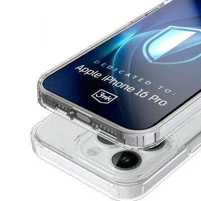 18. 3mk Armor MagCase for iPhone 16 Pro - Transparent