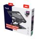8. Trust ZEFF METAL Black Laptop Stand