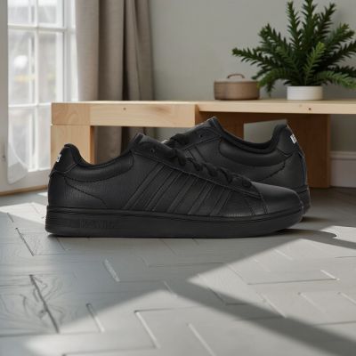 11. K-Swiss men's sneakers COURT TIEBREAK II BLACK/BLACK/BLACK-M (04413-010-M)