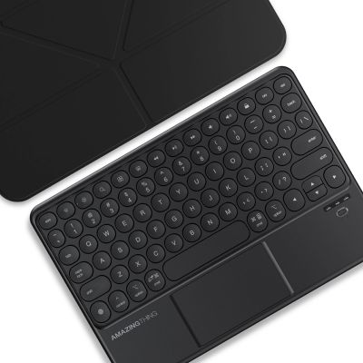 5. AmazingThing Minimal Case Keylite Combo Keyboard Case for iPad 11" 2025 - Black