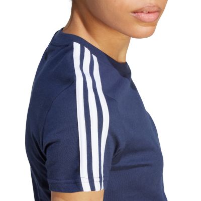 10. adidas Essentials Slim 3-Stripes Tee W IM2791