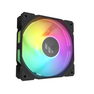 3. ASUS TUF GAMING TR120 ARGB 3IN1 Black Computer Case Air Cooler 12 cm Black