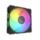 3. ASUS TUF GAMING TR120 ARGB 3IN1 Black Computer Case Air Cooler 12 cm Black