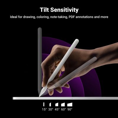 5. Ugreen LP653 stylus with wireless charging for iPad tablets - white