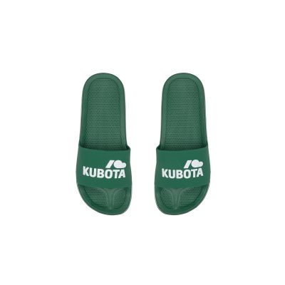 10. Kubota basic pool flip-flops bottle green K0000-101-003-20-1