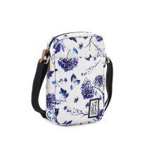 XSMALL SHOULDER BAG 181CPR751-72 OFF WHITE BLUE FLOWER ALLOVER