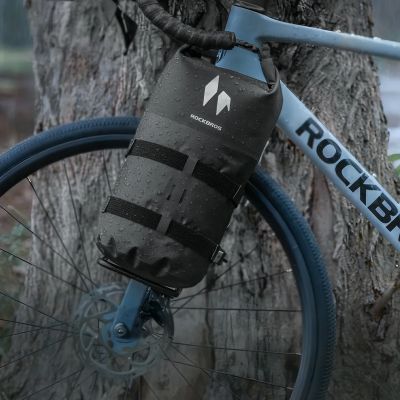 9. Rockbros AS-156 7l Fork Bag Waterproof Pannier - Black