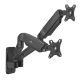 7. MACLEAN WALL MOUNT FOR TWO MONITORS 17-32'', 9KG MAX, MECHANICAL SPRING MC-988
