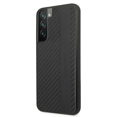 2. AMG Carbon Stripe&Embossed Case for Samsung Galaxy S22+ - Black