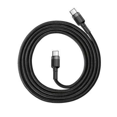 2. Baseus CATKLF-GG1 cable (USB type CM - USB type CM; 1m; gray-black)