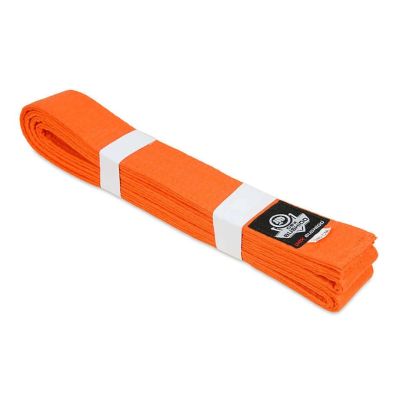 7. Karate kimono belt - orange 260 cm