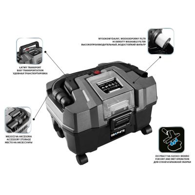 Graphite 58GE105 vacuum cleaner