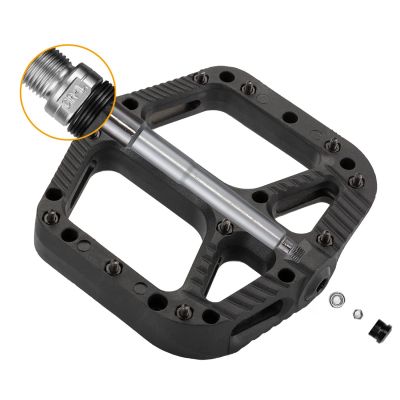7. Rockbros 2018-12A Nylon Bicycle Pedals - Black