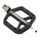7. Rockbros 2018-12A Nylon Bicycle Pedals - Black