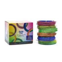 3Doodler FLOW-TRIFILLS 3D Printing Materials Polylactic Acid (PLA) Black, Blue, Copper, Gold, Green, Purple, Red 260 g