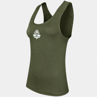 9. Women's ARMY GREEN COMBATWEAR Long Top | DBX Bushido