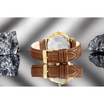 8. Giewont Sapphire Gold Women's Watch GW5390-A3