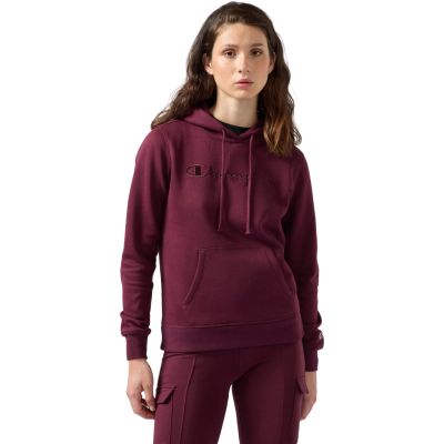 Champion Hooded Sweatshirt Women's Burgundy 118379 RS522