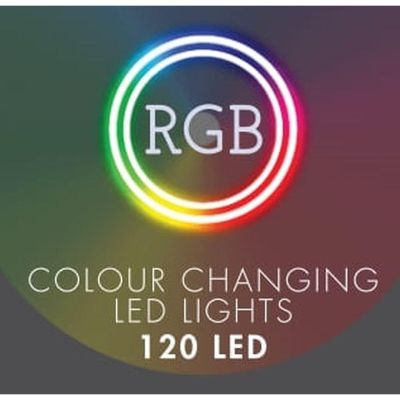 19. CHRISTMAS TREE LIGHTS LIGHT CURTAIN OUTSIDE/INTERNAL 120 LED 300X60CM WITH REMOTE CONTROL RGB COLOR