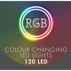 19. CHRISTMAS TREE LIGHTS LIGHT CURTAIN OUTSIDE/INTERNAL 120 LED 300X60CM WITH REMOTE CONTROL RGB COLOR