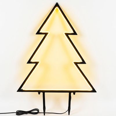 8. NEON CHRISTMAS TREE 190 LED TIMER 8 FUNCTIONS 53x75CM LUCA WARM WHITE