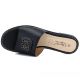 3. Women's black leather flip-flops S.Barski KV61-6019