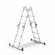 9. AWTOOLS Multifunctional aluminum ladder 4x3
