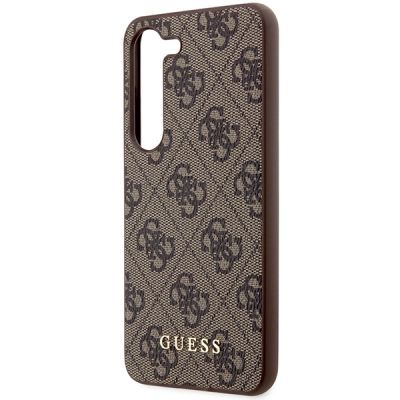 6. Guess 4G Metal Gold Logo case for Samsung Galaxy S24+ - brown