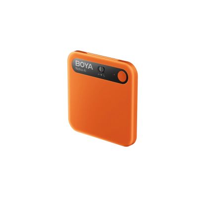 5. BOYA Notra Voice Recorder with AI Transcription - Orange