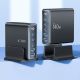 3. Tech-Protect DC140W-GAN 5-PORT PD140W/QC3.0 Charging Station - Black