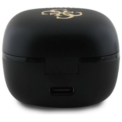 4. Guess Bluetooth headphones GUTWSJ144ESK TWS + docking station black/black Iridescent 4G Printed Logo