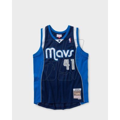 8. Mitchell &amp; Ness NBA Swingman Dallas Mavericks Dirk Nowitzki M T-shirt SMJY1148-DMA11DNOASBL