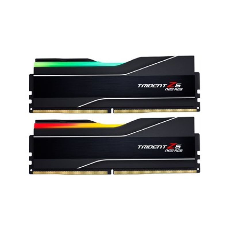 8. G.SKILL TRIDENT NEO AMD RGB DDR5 memory 2X16GB 6000MHZ CL36-36 EXPO BLACK F5-6000J3636F16GX2-TZ5NR