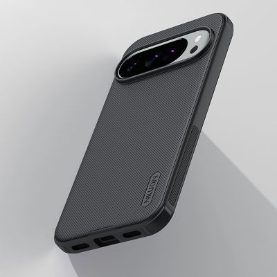 7. Nillkin Super Frosted Shield Pro Case for Google Pixel 10/10 Pro - Black
